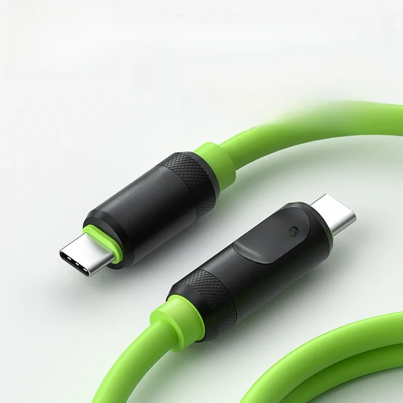 Hagibis Kabel USB C do szybkiej ładowarki z wyświetlaczem LED PD 240W 40Gbps Przewód wideo kompatybilny z Thunderbolt 4/3 do laptopa iPhone 16 — zdjęcie produktu 7