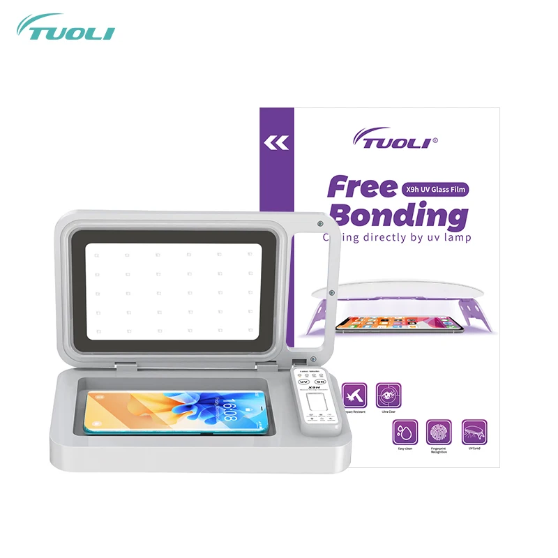 

TUOLI X9H Glass Film Anti-Scratch Hd Protector Uv Curing Screen Guard Sheet For TL-168 TL-568MAX TL-518 Mobile Cutter Machine