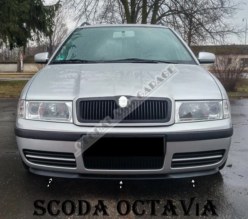 

For SKODA OCTAVIA Mk1 Mk2 1u CUPRA R FRONT SPOILER BUMPER LIP Front Bumper Cup Chin Spoiler Lip Splitter Euro Universal Sport