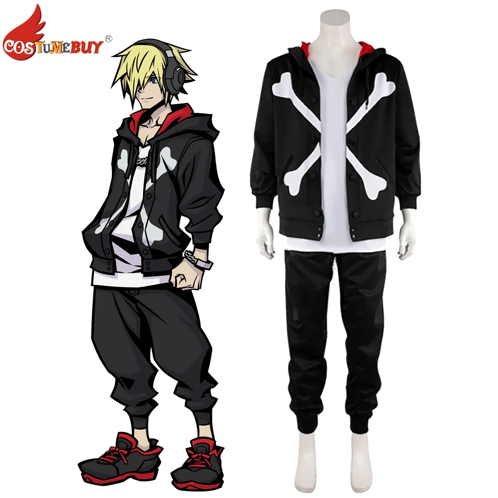 The World Ends With You Daisukenojo Bito Beat Cosplay Costume  ,Casual Hoodies Suit Adult Students Daily Outfits For Men