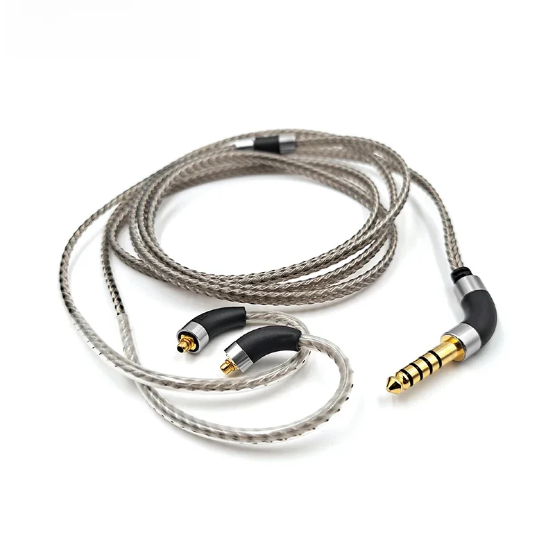 Do słuchawek SE215 SE315 SE425 SE535 SE846 MMCX Wymienny kabel balansowy 2,5 mm 4,4 mm Srebrzony drut o wysokiej czystości — zdjęcie produktu 7