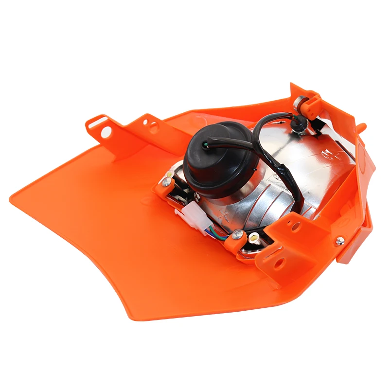 Para KTM Enduro máscara de faro de motocicleta Universal SXF EXC XCF 150 250 350 450 faro Supermoto Motocross Dirt Pit Bike