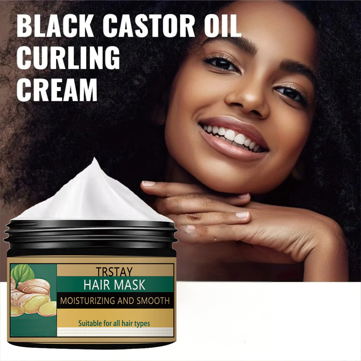 Moisturizing Smooth Nourishing Hair Cream Repairs Damaged Hair Scales Provides Non Sticky Touch Moisturizes And Wraps Around Hai - Image 6