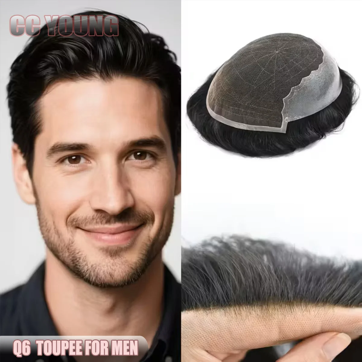Real Human Hair Men… - image
