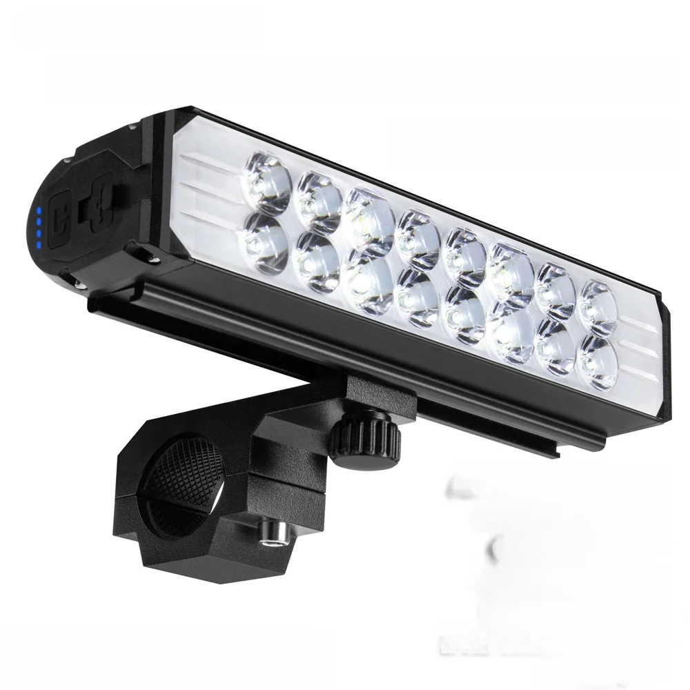 AliExpress UK CXWXC 16*LED Headlight For Bicycle Led Light Bicycle Front Lamp Rechargeable 10000Mah Front Bike Light