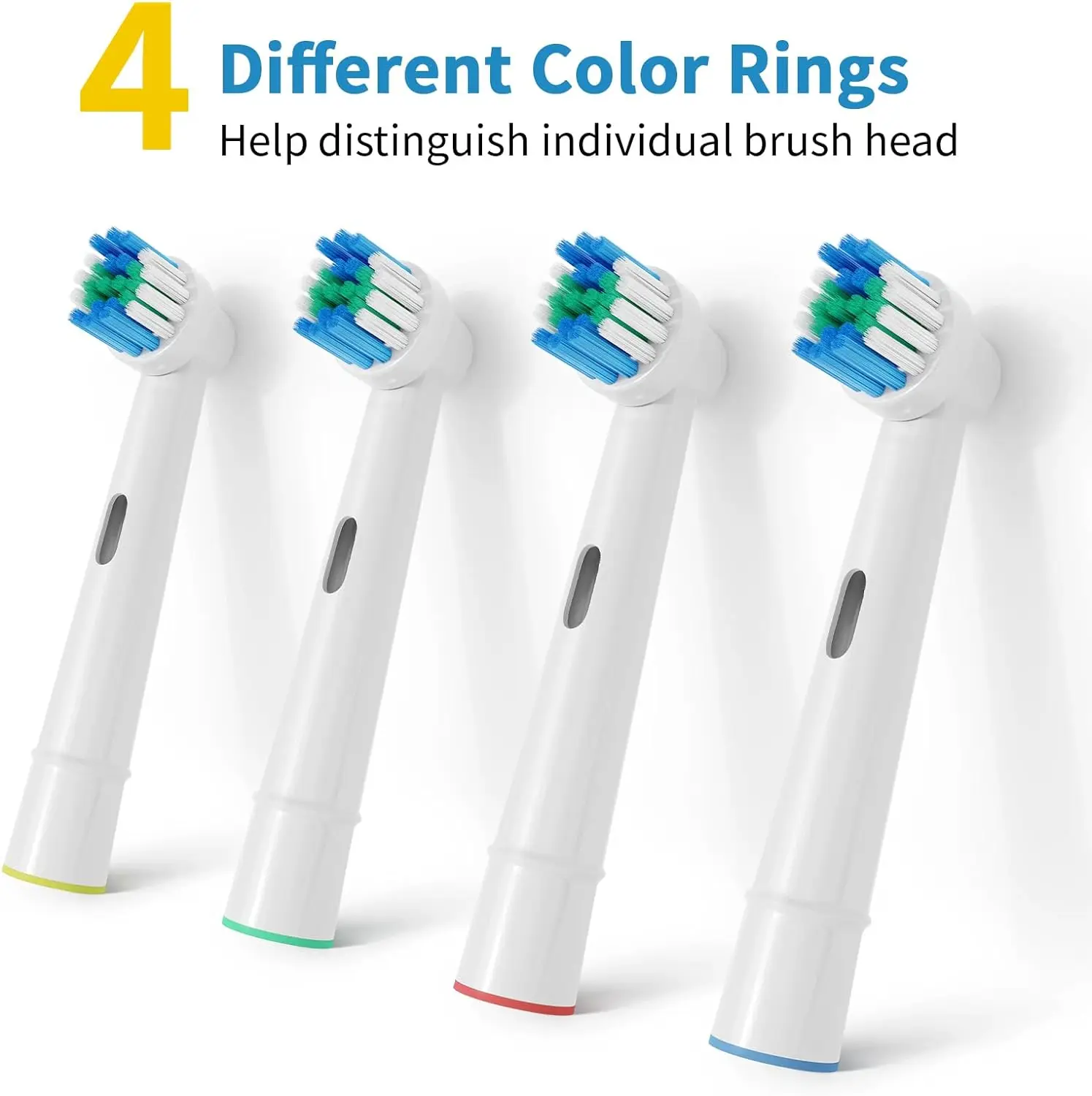 8 Pack Replacement Toothbrush Head Compatible with Oral B Toothbrush (Premium Packaging)