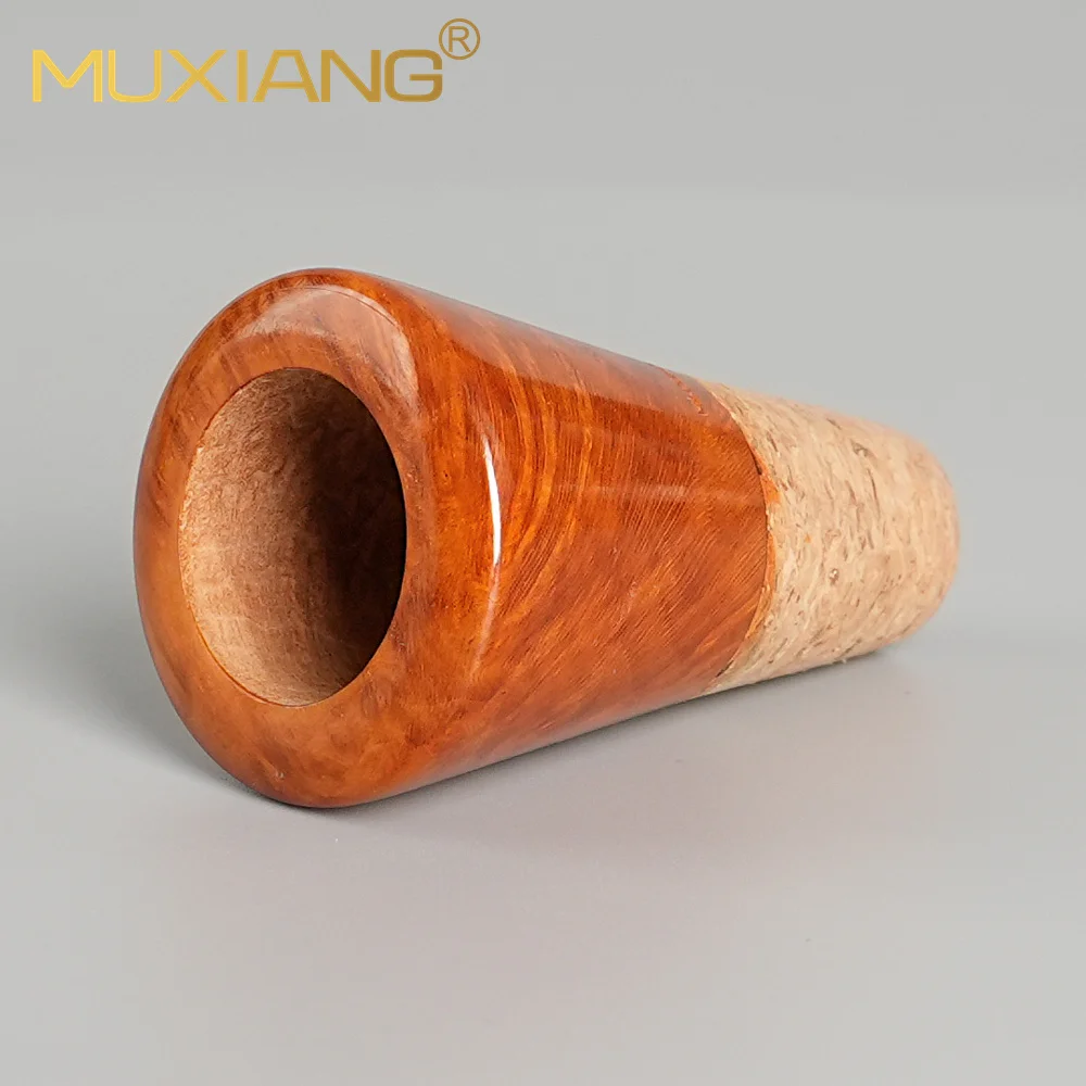 MUXIANG Meerschaum Coloring Bowl Briar wood bowl for meerschaum tobacco pipes Provides a more even tone 3mm bottom channel