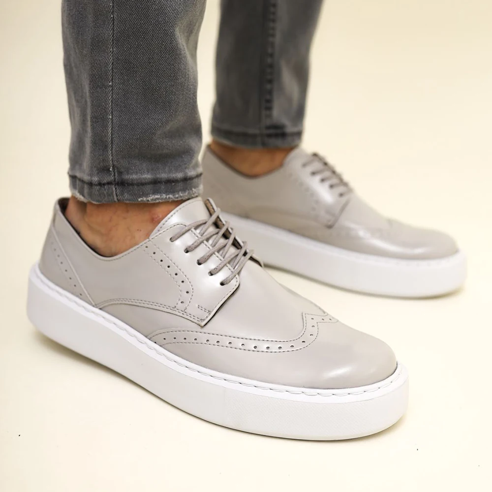 

FOH Store Sneakers for Men BEIGE Artificial Leather 2023 Spring Autumn Casual Lace Up Fashion Shoes High Base Sport Comfortable Light Vulcanized Daily Original Canvas Odorless Orthopedic Suits Office Wedding 149