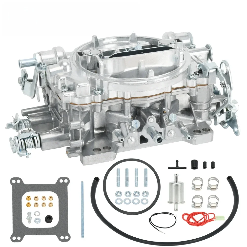 Edelbrock 1405 Performer 600 CFM 4-ton carburateur met vierkante boring en handmatige choke aluminium - afbeelding 2