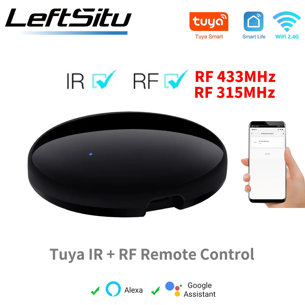 Tuya IR RF 원격 제어 WiFi 스마트 홈 에어컨 모든 TV LG TV 지원 Alexa,Google 홈 