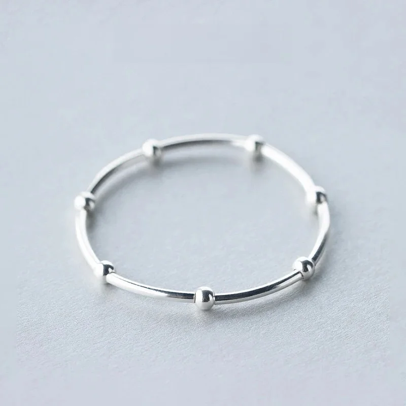 Modian 925 srebro z koralików modne dla kobiet regulowane bransoletki srebrne bransoletki dla kobiet srebro Fine Jewelry — zdjęcie 2