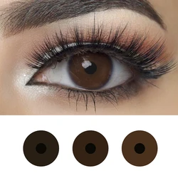 1pair Prosthetic Contact Lenses for People with Eye Defects Glaucoma Eye Iris Color Blind Contact Lenses