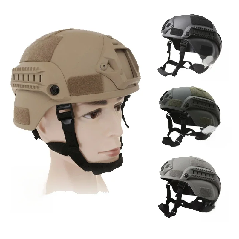 AliExpress NONE Cycling Tactical Helmet Windproof Bicycle Helmet Outdoor Camouflage Tactical Combat Cs sports field CS Game Helmet Military