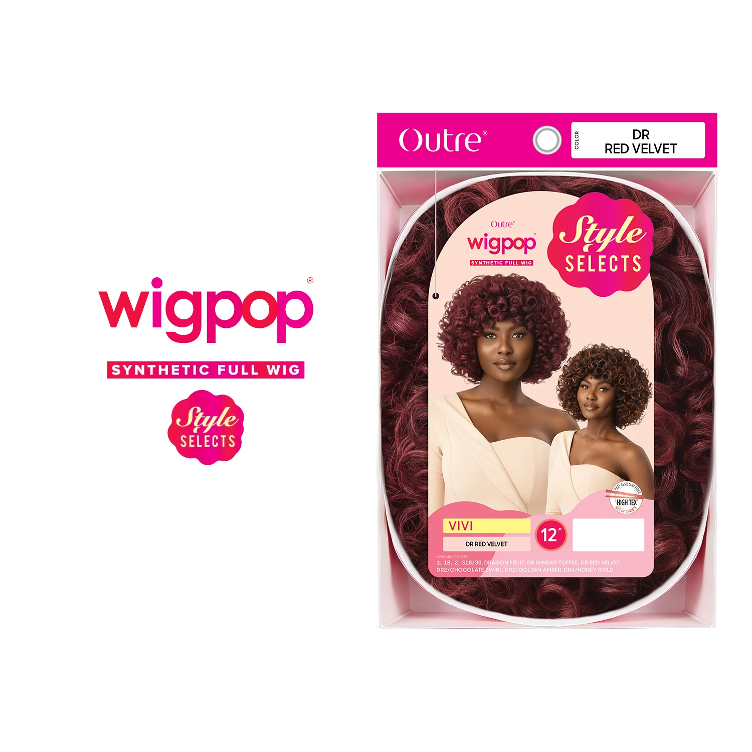 Outre Peruca Completa Sintética Wigpop Vivi