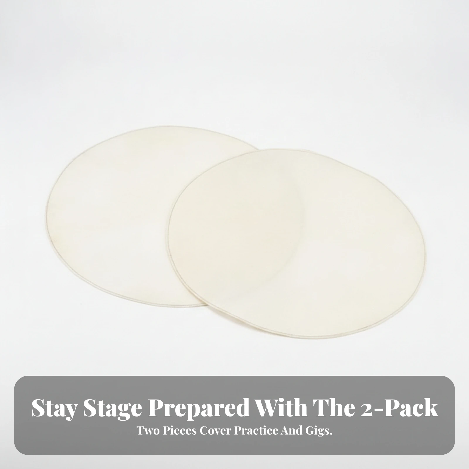 1 Pc Rawhide Drum Head Discs with Thin Edges Pre-Cut round Leather for Percussion Instrument