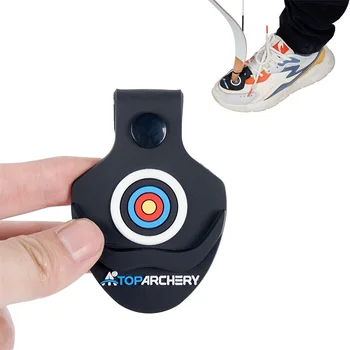 1 יחידה מגן גומי לשבירת קשת ריקורב, מגן לרגליים לצורך ציד בקשת ארוכה וירייה