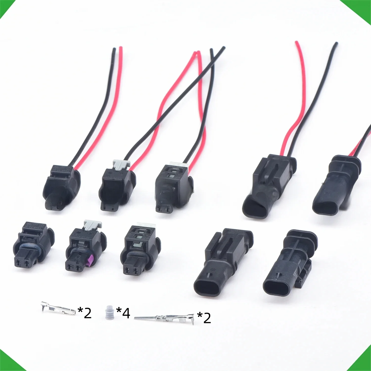 Connecteur de feux de jour automatiques, phares antibrouillard, prise d'ancrage de carburant, 2 broches, A0225451926, 1-102-1, 1-1020-3, 1718643-1703498