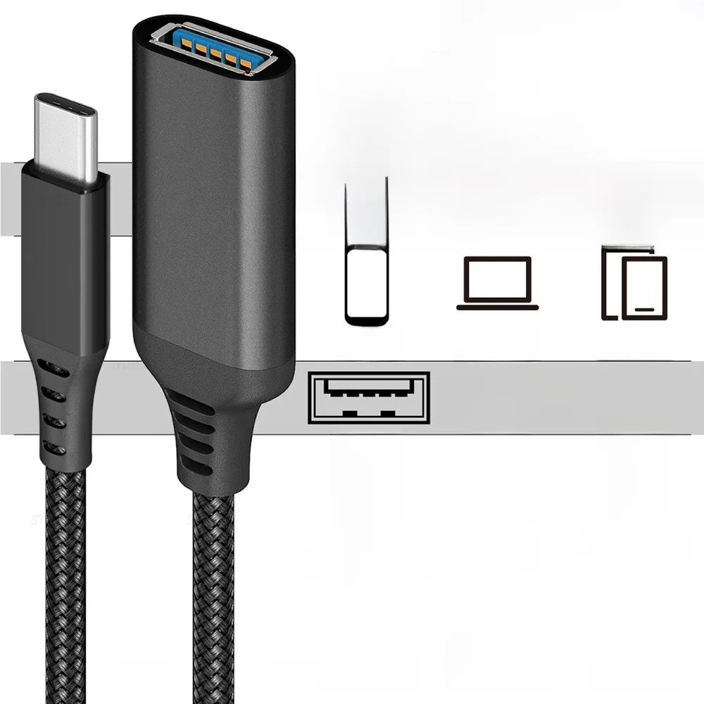 STONEGO USB C to USB A Dapter OTG Cable Type C Male to USB 3.0 2.0 Female Cable for MacBook Pro Samsung Type C Adapter