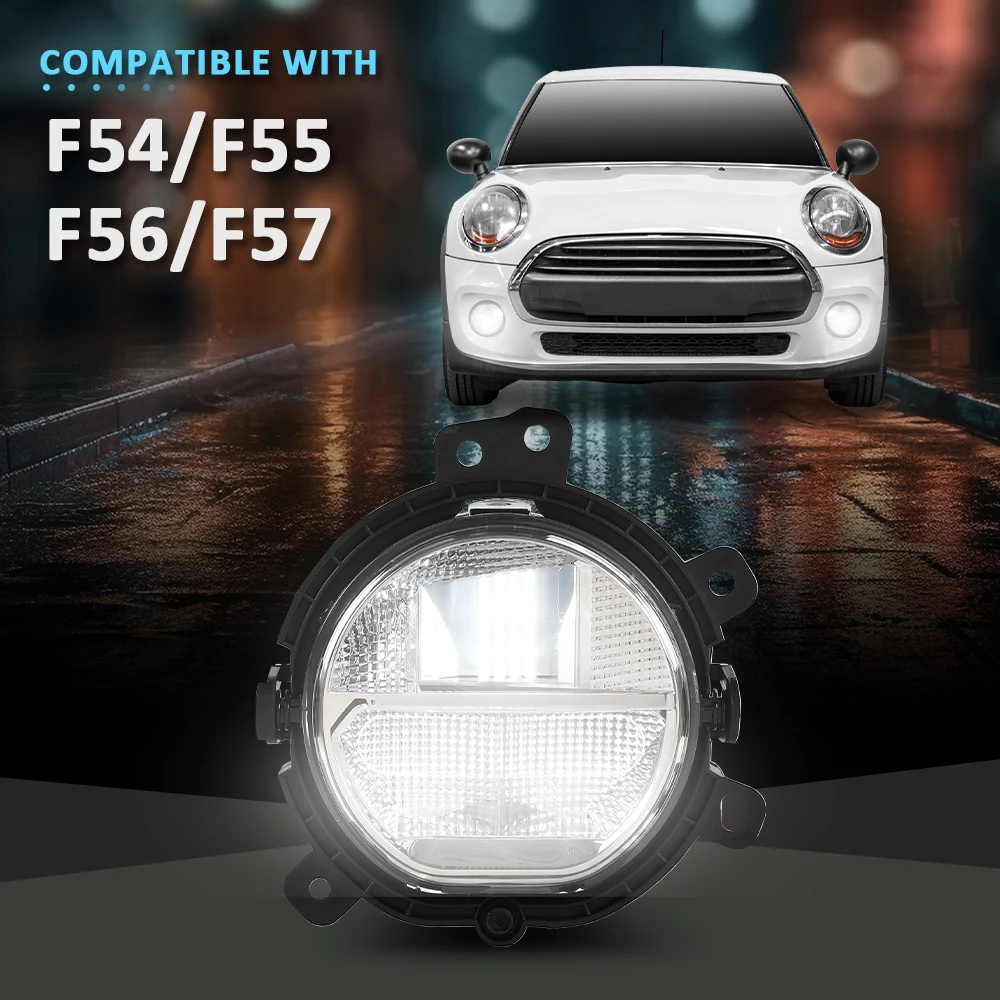 

Left Front Bumper Led Fog Light Lamp Fit for 2013-2016 Bmw Mini F54 F55 F56 F57