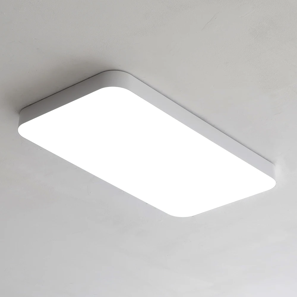 코콤 국산 아크릴 LED 방등 50W 천장 거실 사각 등 주광색
