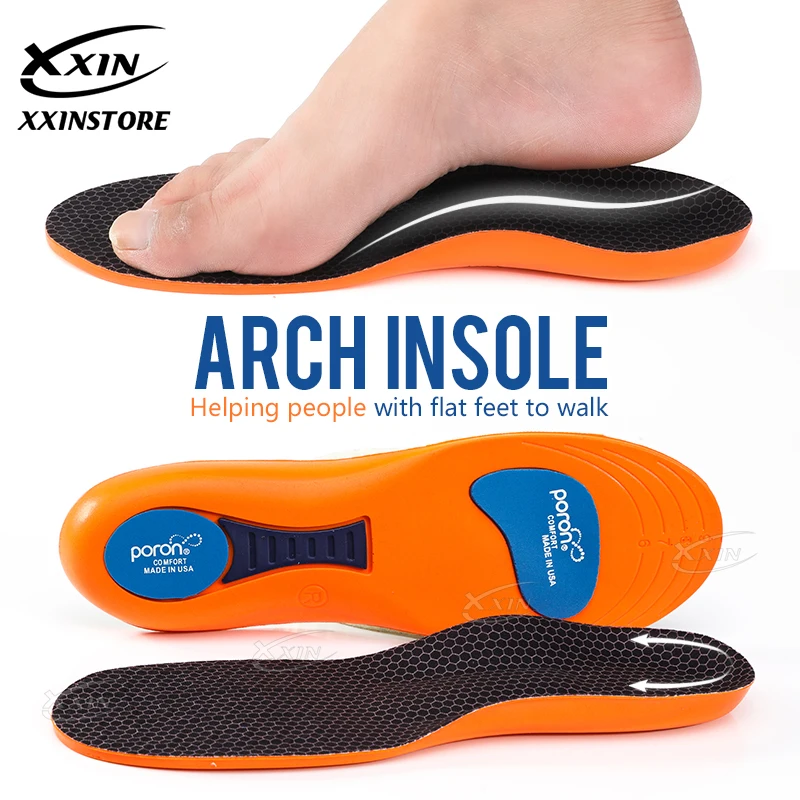 

【Xxin】Orthopedic Insole Flat Foot Insoles Gel Arch Support Shoe Insole Soft Shoe Pad Size 35-46