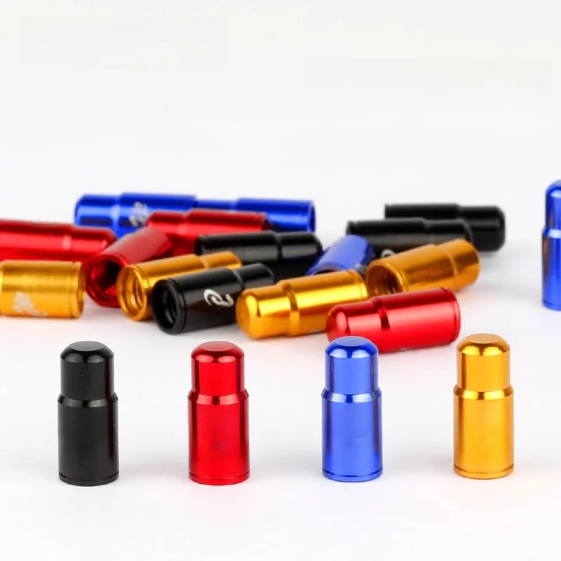 AliExpress DEEMOUNT Deemount Bicycle Tubeless Tire Presta Valve Cap Aluminum Alloy Valve Nozzle Dust Cover MTB Bicycle Accessories