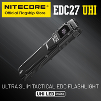 NITECORE EDC27 UHi  Utra Slim Tactical EDC Flashight USB-C Rechargeable Troch Light 3100 Lumens 305 Meter with Li-ion Battery