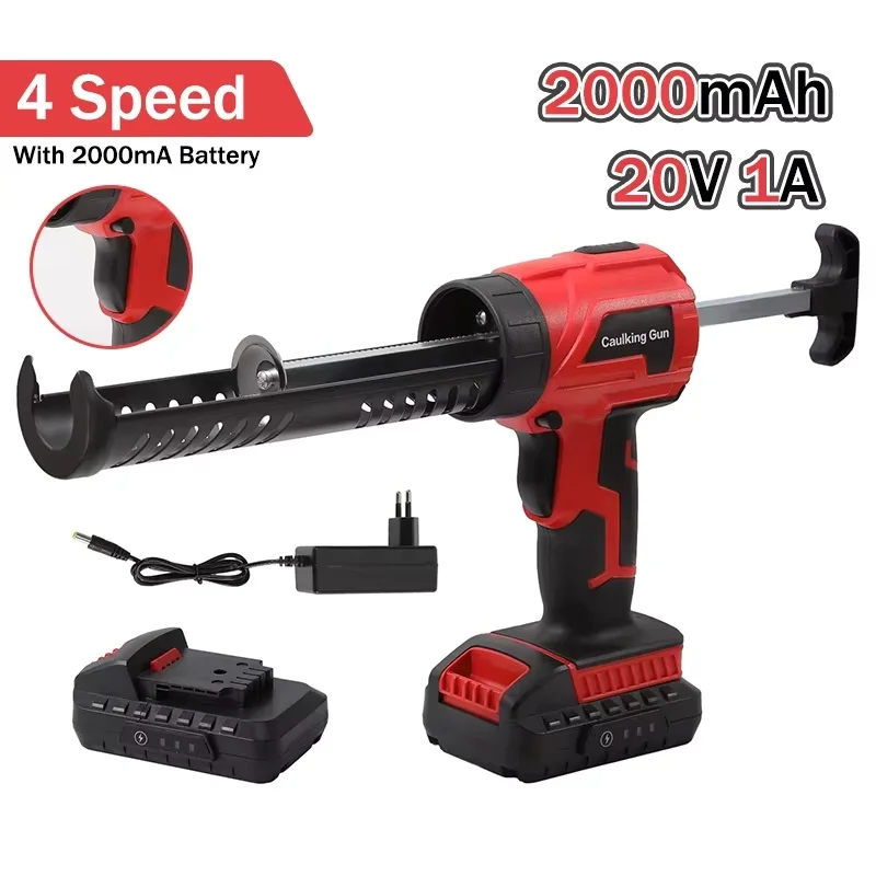 Pistola elettrica a batteria a 4 velocità DC 20V Vetro Vetro Vetro per calafataggio Porte e finestre Strumento per lingua seduta per batteria Makita