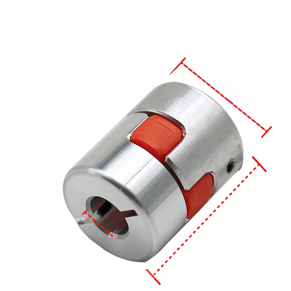 Cloweit D20L25 Spider elastyczny łącznik silnika aluminiowe elastyczne sprzęgło szczękowe 5x8mm 3mm 4mm 5mm 6mm 6.35mm 7mm 10mm — zdjęcie 2