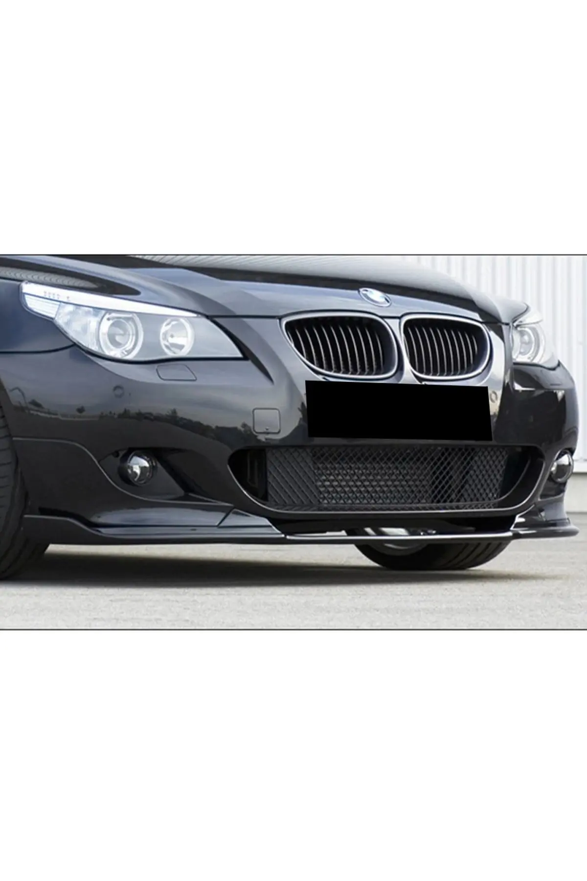 For Bmw E60 5 Series M Technic Front Bumper Attachment Lip 2006 2007 2008 2009 2010--Auto Styling Car Body Kit Diffuser Spoiler