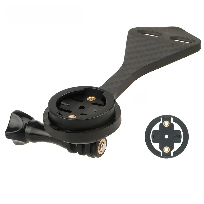 AliExpress DEEMOUNT Road Bike Aero Handlebar Computer Mount Carbon Fiber Extended Bar for Garmin Bryton Wahoo N Gopro Interface Camera Stand