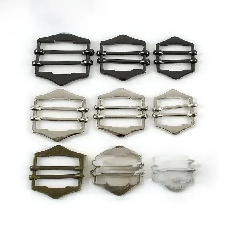 5/10/20 sztuk 20/25/30/40mm metalowa klamra plecak podwójny Pin suwak hak taśma regulacja klamry płaszcz zaczep na pasek zapięcie akcesoria — zdjęcie 2