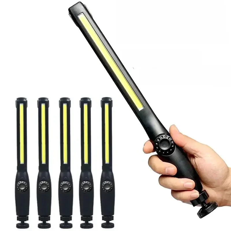 Cob luzes conduzidas portáteis do trabalho, lâmpada magnética do trabalho, para o reparo do carro,