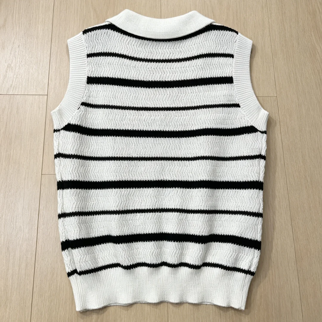 

2026 New Women V Neck Sleeveless Knit Size M L Fit Fashion Versatile Code 022