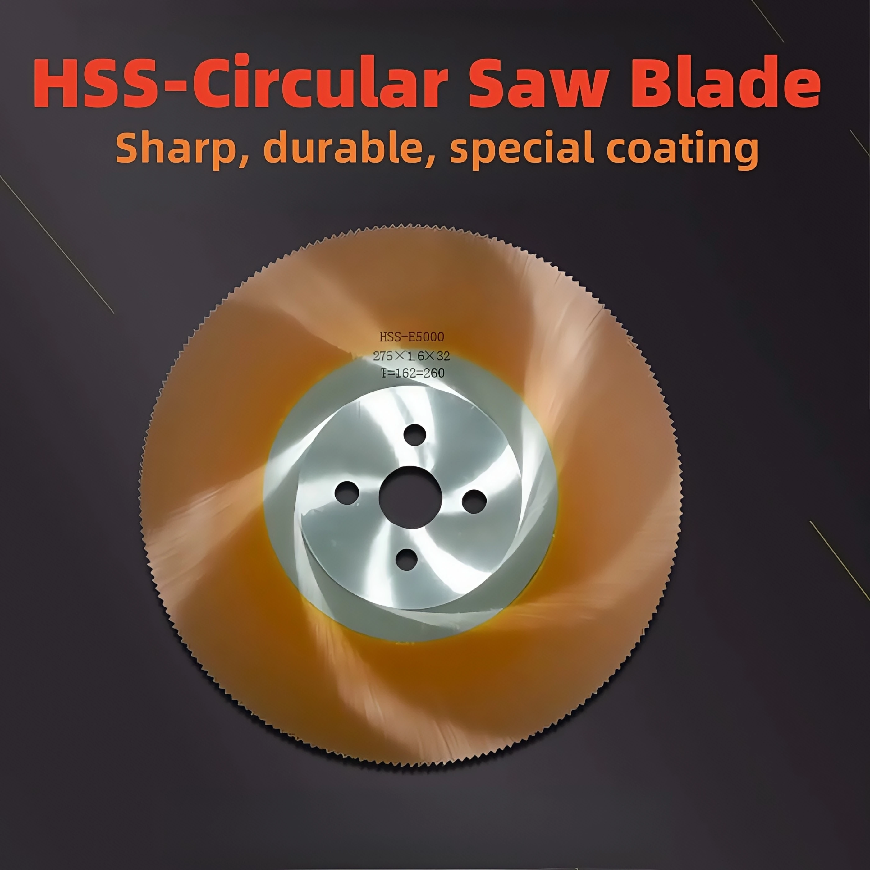 

HSS-DMO5 Полотно циркулярной пилы из оловянного покрытия для резки тонкостенных труб OEM для меди, железа, алюминия, нержавеющей стали