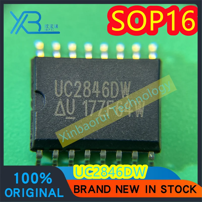 (4/20pieces) UC2846DWTR UC2846DW UC2846 SMD SOP-16 switching power supply chip new original electronics spot