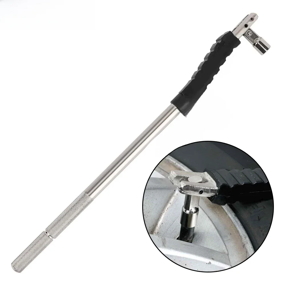 Extracteur de tige de Valve de pneu, outil sans rayures avec noyau de Valve, remplacement parfait pour extensions universelles de tige de Valve de voiture droites