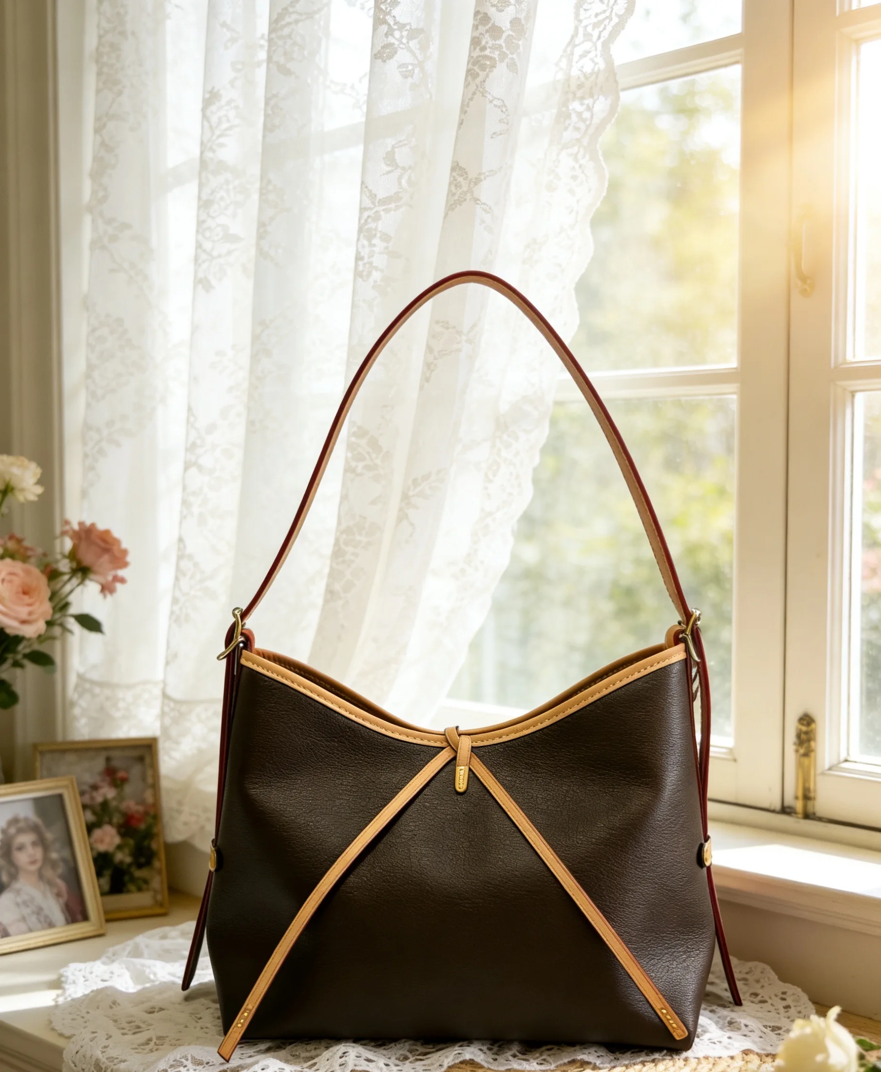 

Large Capacity PU Leather Crossbody Shoulder Bag For Women Daily Handbag 29-24cm