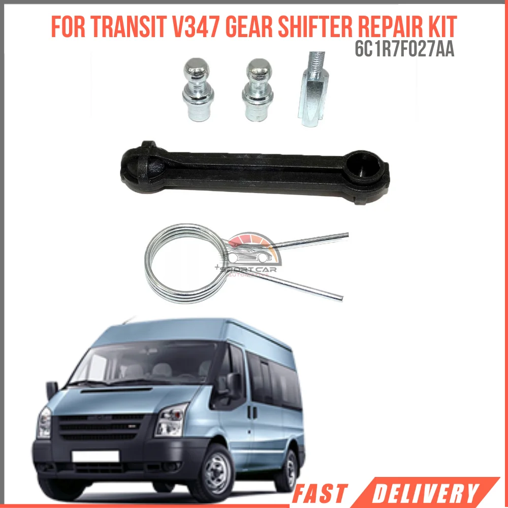 

For Transit V347 - V184 Gear Shift Rod Repair Kit - 5 Gear Right Left Set Oem 6C1R7F027AA;1388047 super quality