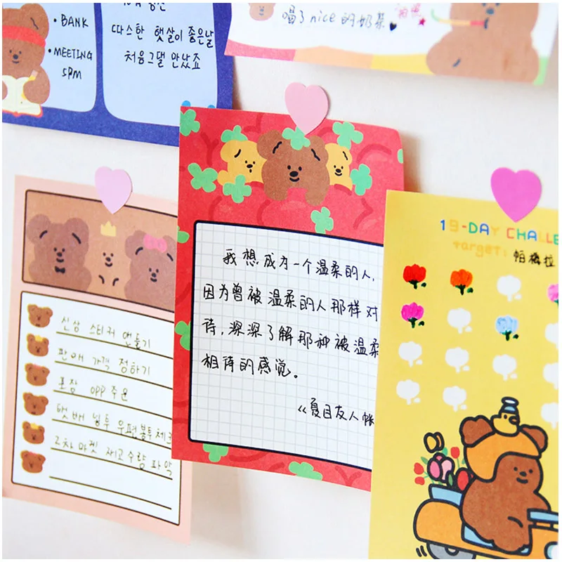 50 Sheets Planner Sticky Notes Memo Pad Notebooks To Do List Colored Funny Sticky Notes School Office Supplies Stationery