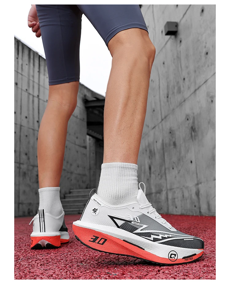 Herren-Laufschuhe mit Carbonplatte, speziell für Marathonläufe, atmungsaktive, leichte Sportschuhe, bequeme Damen-Sneaker. – Detail 31
