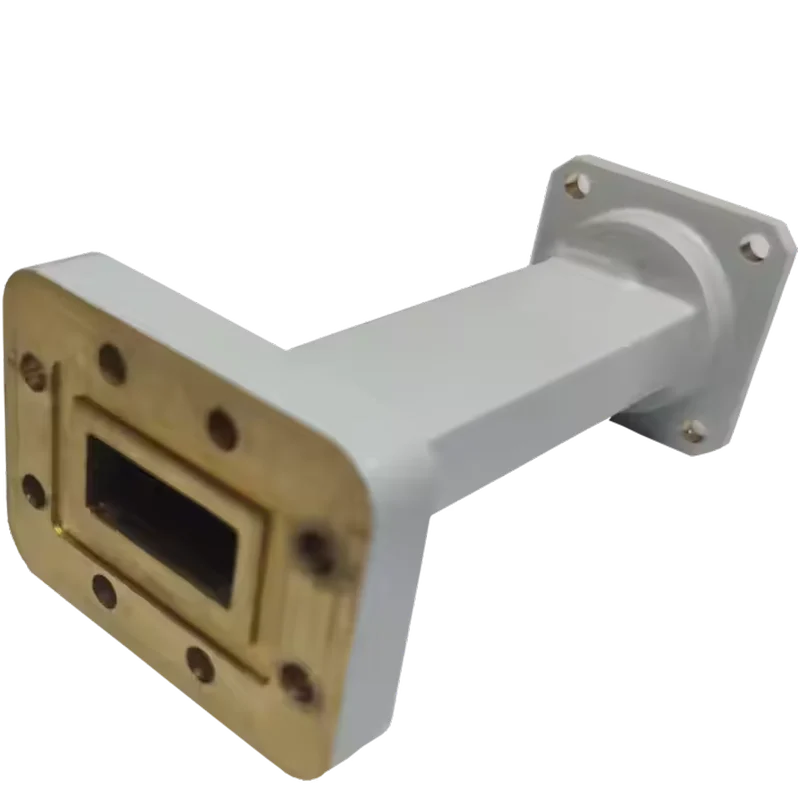 Жесткий волнопривод Ku-диапазона 30 см с латунным фланцем Микроволновая печь Прямой волнопривод WR62 WR75 WR112 Жесткий волнопривод Ku-диапазона 30 см с латунным фланцем Микроволновая печь Прямой волнопривод WR62 WR75 WR112