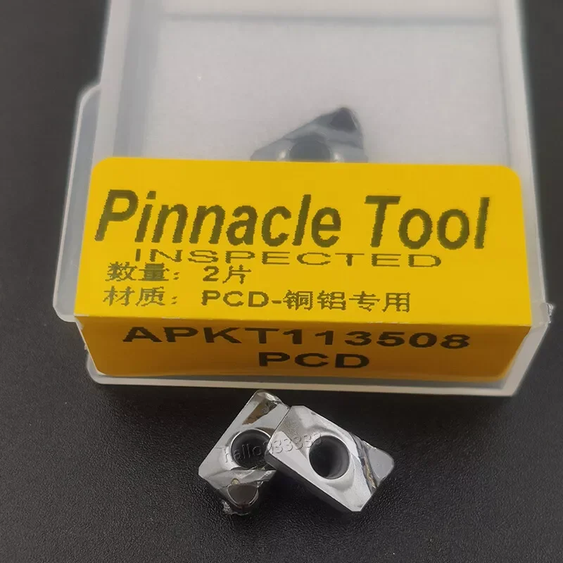 

For Aluminum 26box APKT113508 PCD Polycrystalline diamond carbide bits APMT1135
