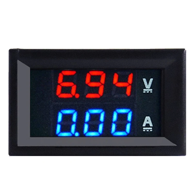 DC0-100V 10A LED Digital Voltmeter Ammeter Car Motocycle Voltage Current Meter Volt Detector Tester Monitor Panel