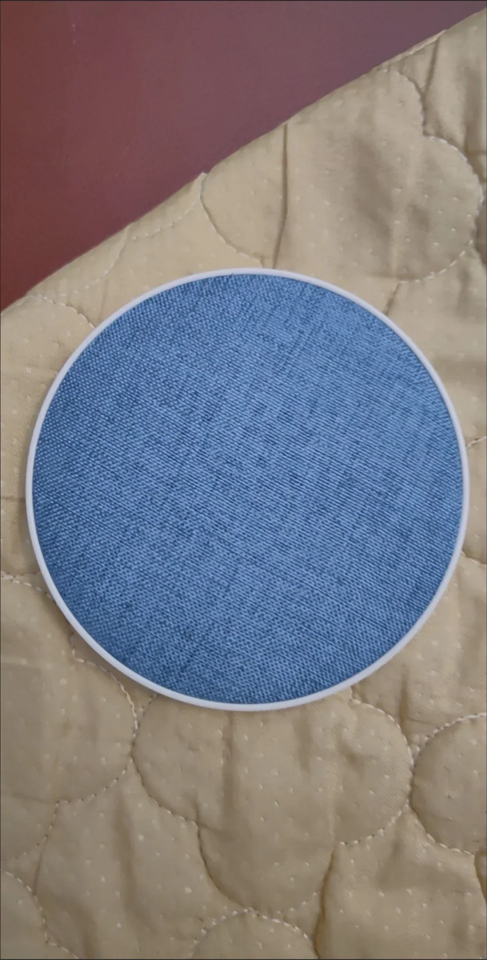 Customer photo of the PillowTone under-pillow speaker