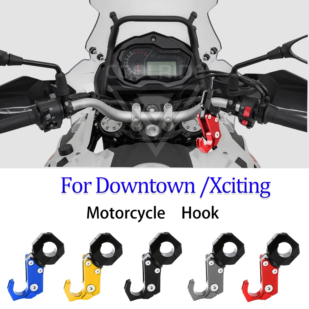 Motorcycle Helmet Hook Aluminum Aolly for KYMCO Downtown 300i 350i 125i 300 350 125 i Xciting 250 300 400 CT250 CT300 CT400 S400