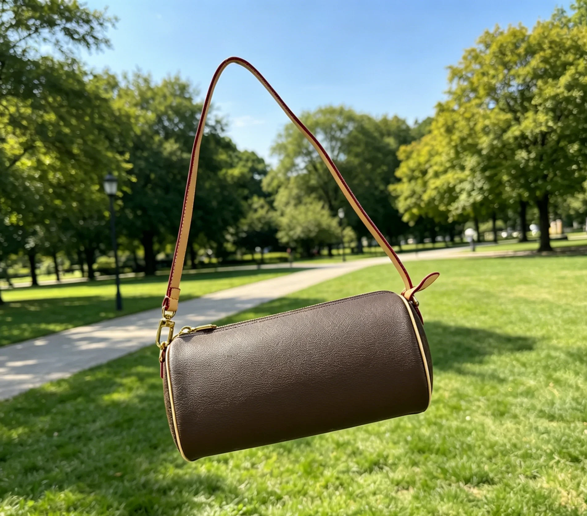 2026 Size: 20x8.5x8.5 cm NO BOX New Model - Versatile and Fashionable PU Leather Bag - Durable, High-Quality and Affordable