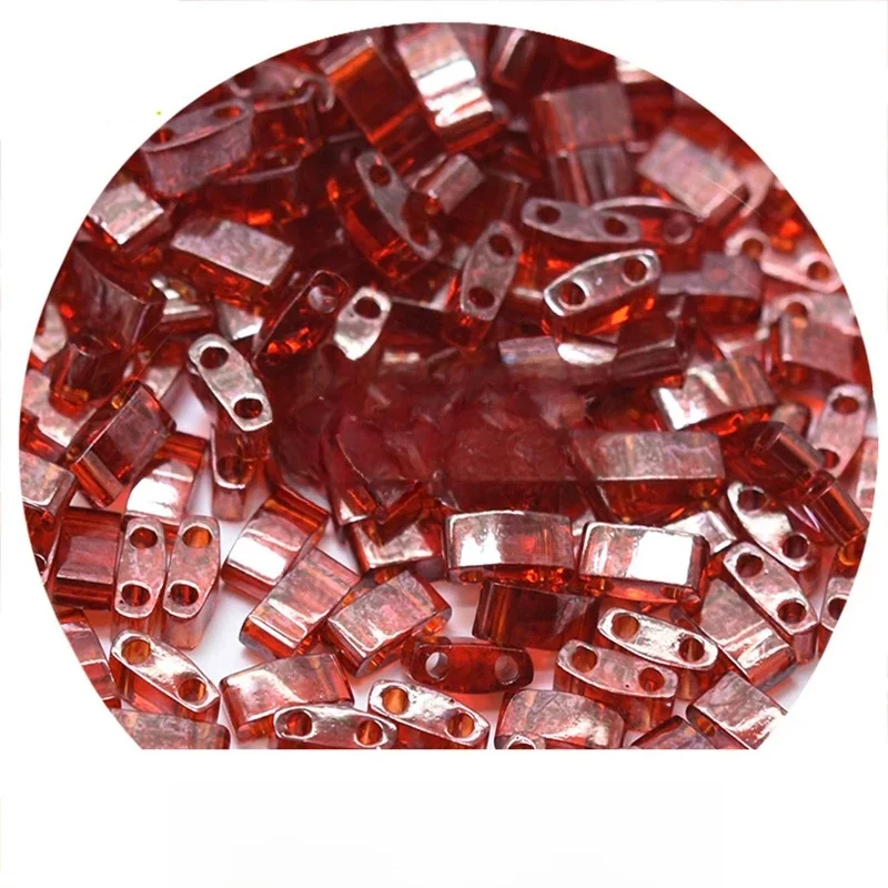 Diy Japan Miyuki Half Tila Glass Beads Transparent Series DIY Beaded Bead do tworzenia biżuterii — zdjęcie 2