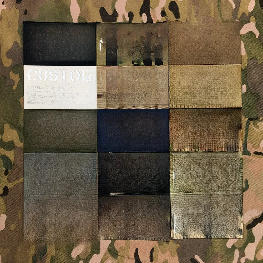 Matériau réfléchissant de 8.5cm, Patch de découpe Laser personnalisé, bandes nominatives, étiquette de marque, lettres blanches