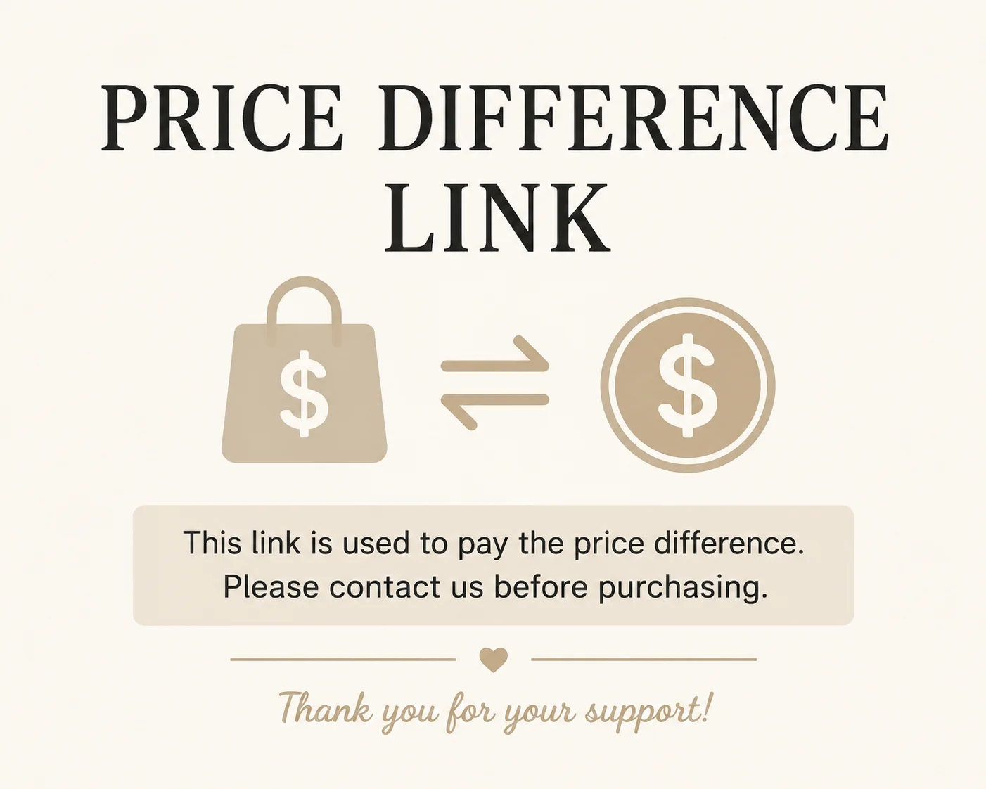 make up the price difference watch